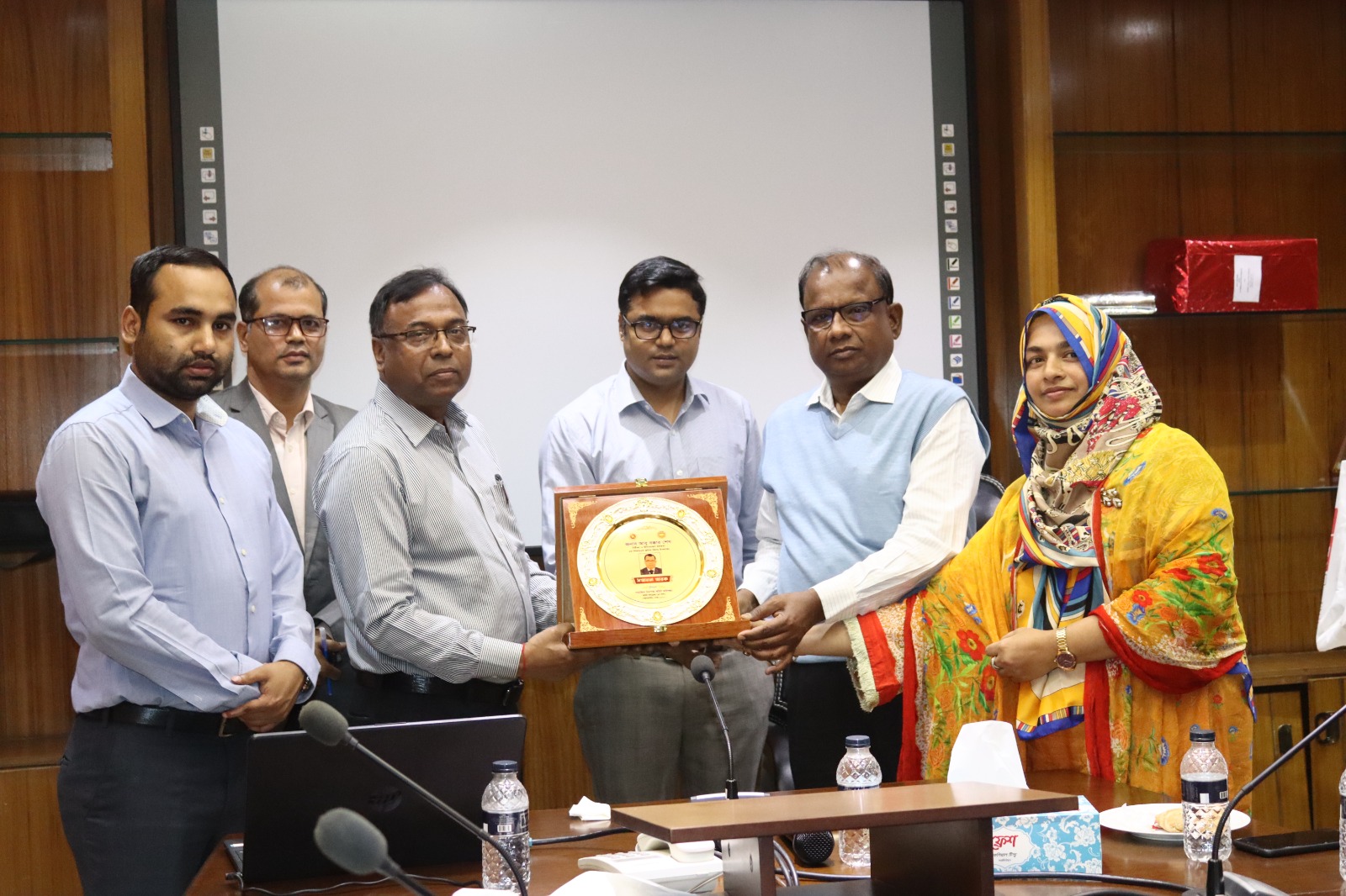 Farewell and reception program of the officials